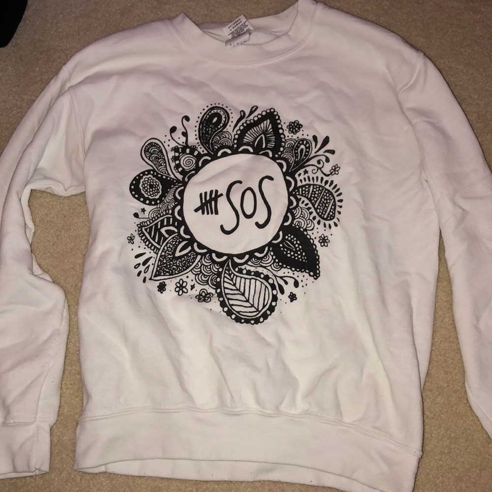5 seconds of summer crewneck sweatshirt
